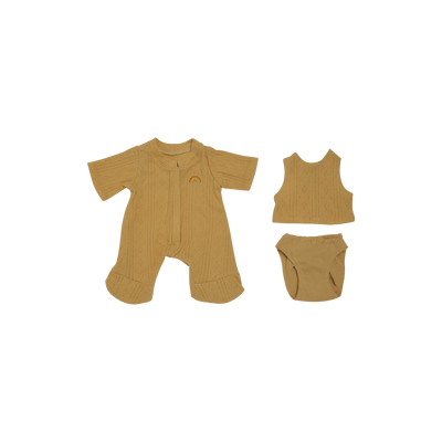 Dinkum Dolls Pointelle PJ Set - Honey