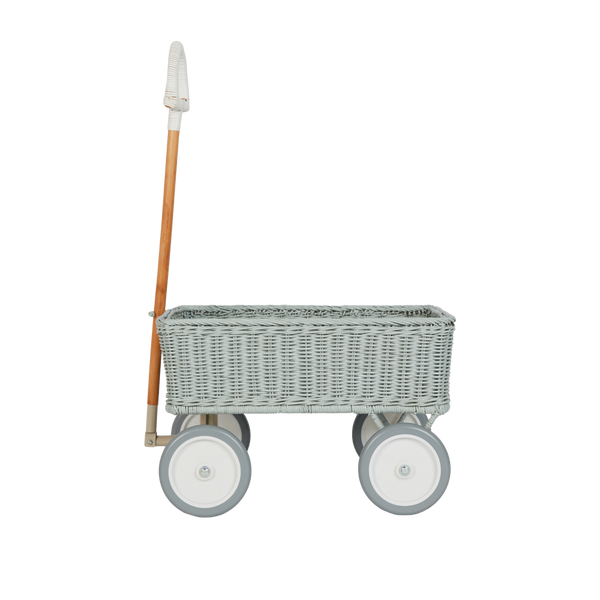 Rattan Wonder Wagon - Vintage Blue
