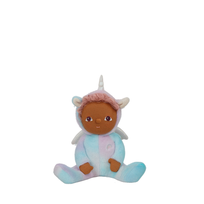 Rainbow unicorn plush doll