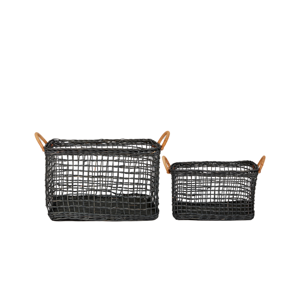 Rattan Cabouche Basket - Ink