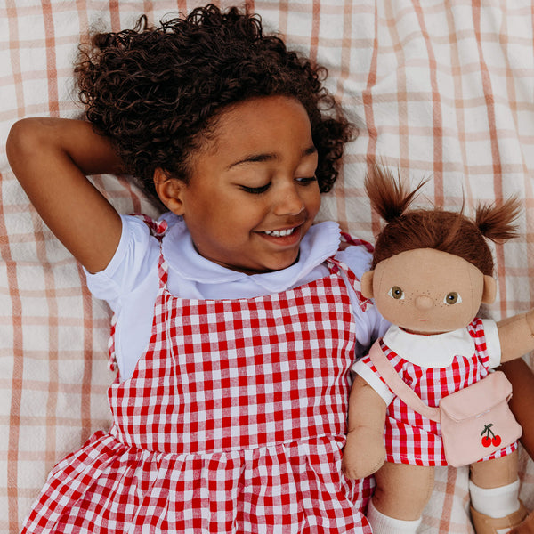Cherry Gingham Outfit Set