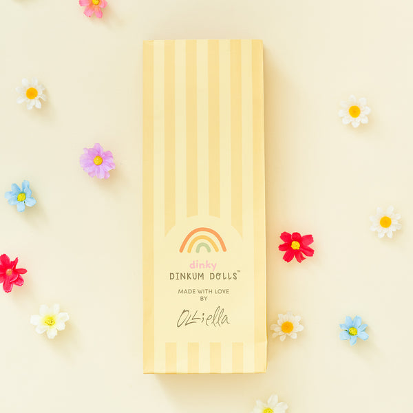 Olli Ella Blossom Bud Dinky Dinkum paper bag packaging