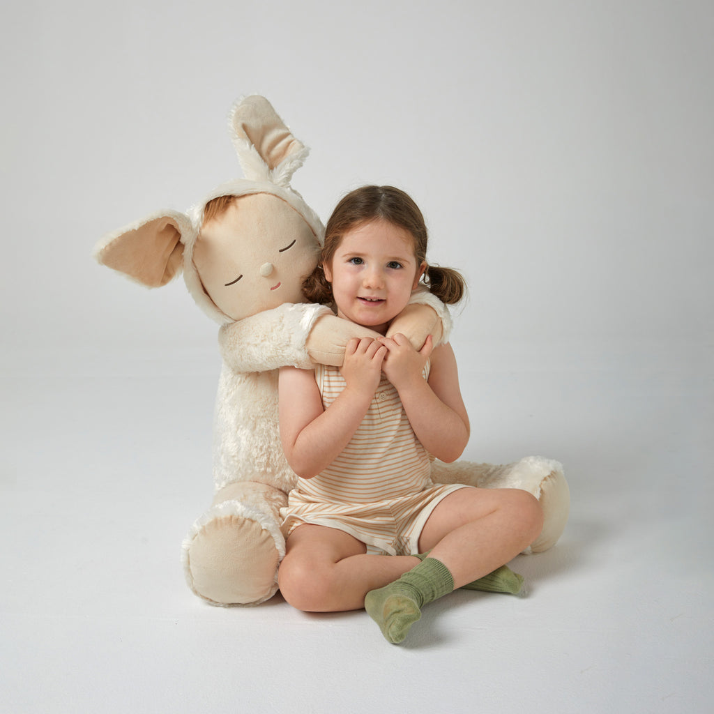 Giant Cozy Dinkum - Bunny Moppet – Olli Ella USA