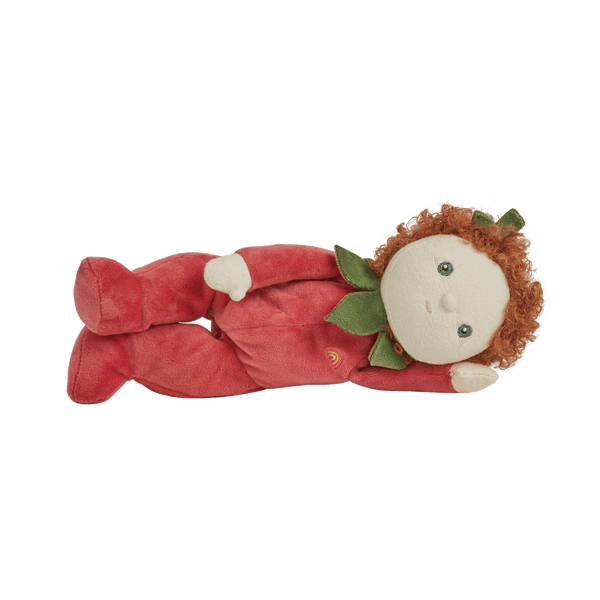 This charming woodland themed poinsettia plush doll from the Dinky Dinkums Forest Friends collection is designed for comfort and cuddles, making it perfect for all ages ones. Collectable, limited edition toddler toy, cozy plush forest friend for bedtime.