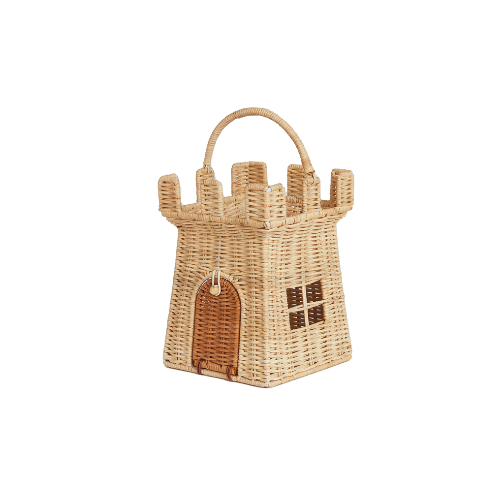 Rattan Castle Bag – Olli Ella USA - Main Image
