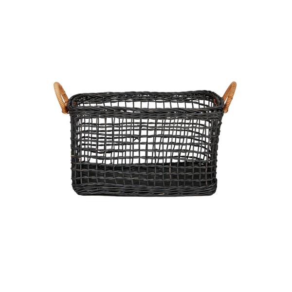 Rattan Cabouche Basket - Ink