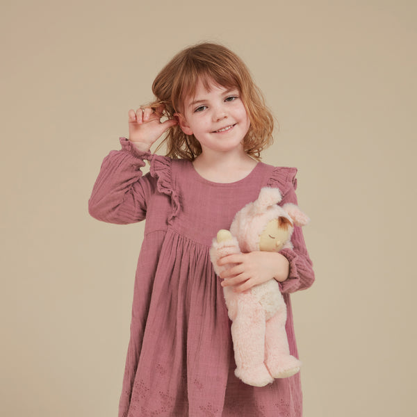 Piglet soft toy for kids. Snuggly collectable piggy plush doll, suitable from birth.