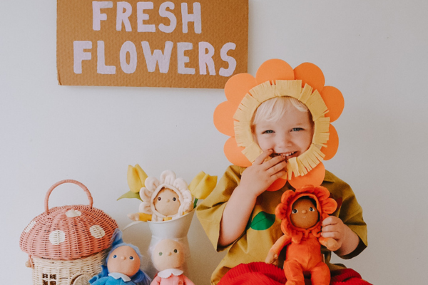 Olli Ella USA Blooming Fun: Craft A Dinky Dinkum Flower Hat
