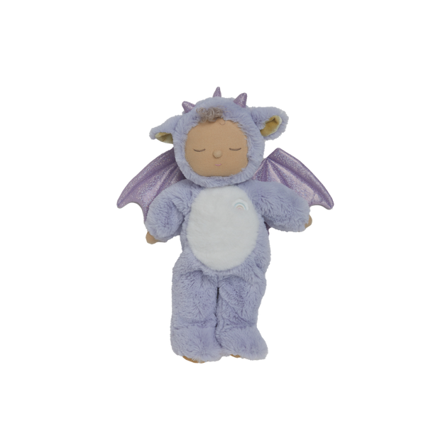 Lavender baby dragon plush toy