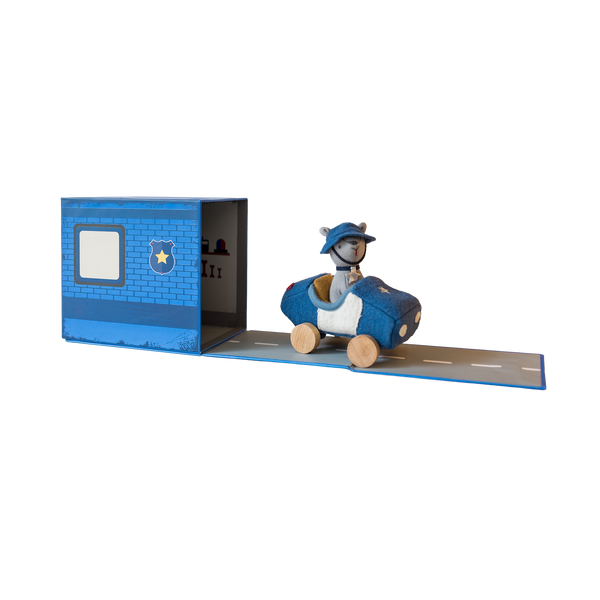 Olli Ella Officer Dog-go with packaging open