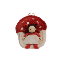 Hopalong Mushroom Backpack - Red