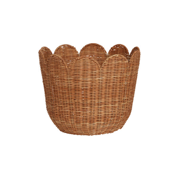Rattan Tulip Basket - Natural
