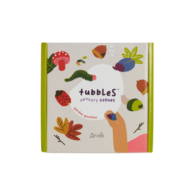 Olli Ella Tubbles Sensory Stones Vibrant Veggies Packaging
