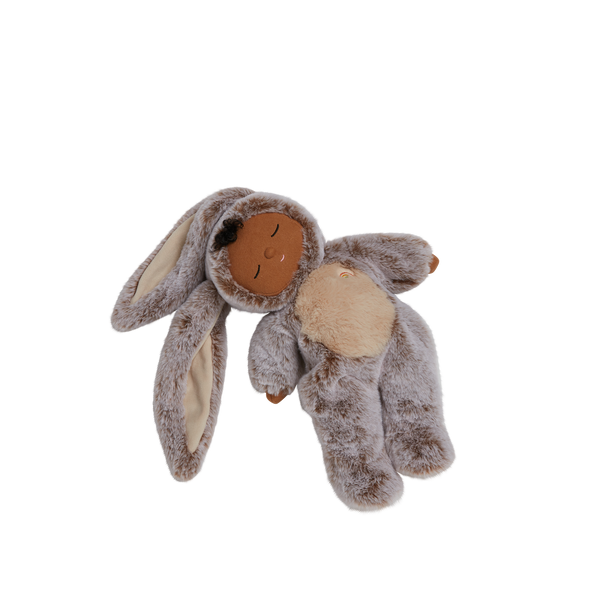 Super soft bunny plush doll, perfect from birth to all ages. This bunny soft toy is perfectly weighted and posable, making it the perfect addition to any toy collection.