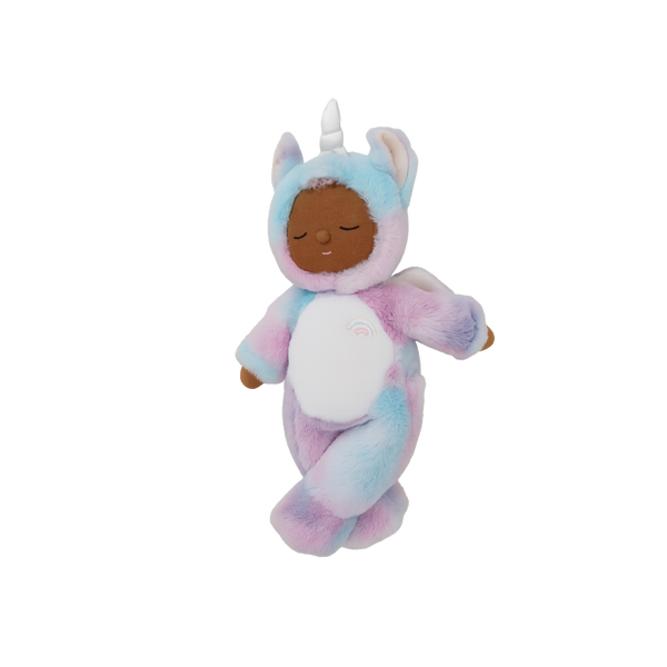Rainbow unicorn plush doll