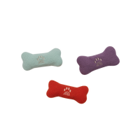 Olli Ella Dinkum Dog Bones Fiesta Colour way - Purple, Aqua and Red Bones