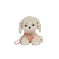 Olli Ella Dinkum Dog Cookie - White Dog, Pink Harness and Dog Bone