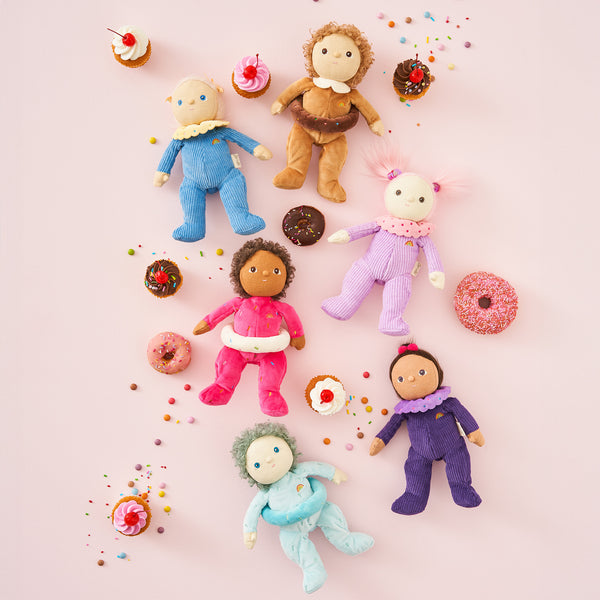 Multipack of our Dinky Dinkums Sweet Treats plush toys for kids. Cute and cuddly mini collectable plush toys. Collect them all.