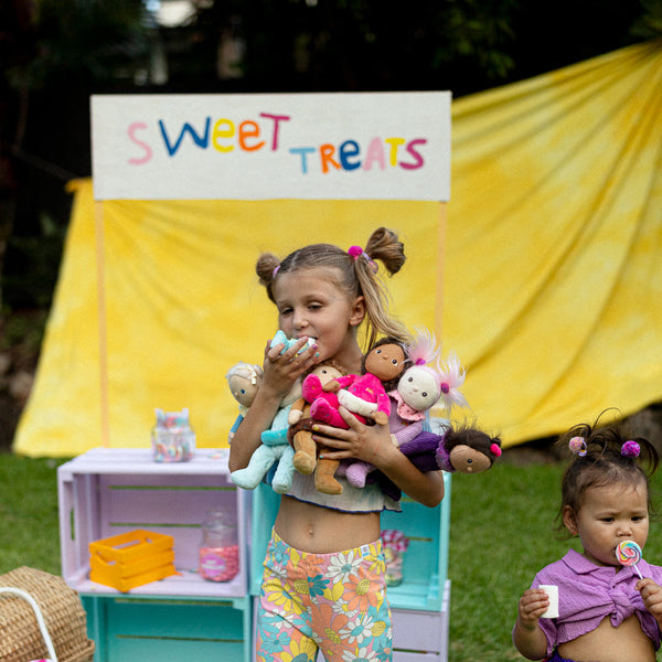 Want them all? Multipack of our limited-edition, collectable mini  plush toys. Cute and cuddly sweet treat themed plush toys for kids.