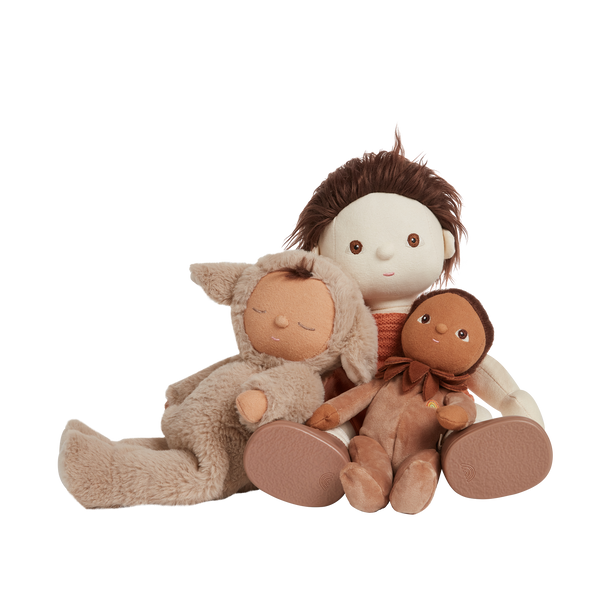 This charming woodland themed acorn plush doll from the Dinky Dinkums Forest Friends collection is designed for comfort and cuddles, making it perfect for all ages ones. Collectable, limited edition toddler toy, cozy plush forest friend for bedtime.