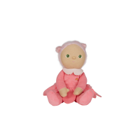 Olli Ella Blossom Buds Dinky Dinkum Lily Pink Flower Doll sitting