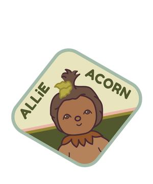 Dinky Dinkums - Allie Acorn badge