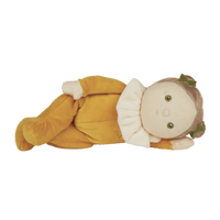 Meet Cora Corn, a delightful Dinky Dinkum plush doll from the Happy Harvest collection, featuring a posable body with gentle weighting and a soft velvet onesie. Collect all the friends and let your childs imagination run wild with imaginative play.