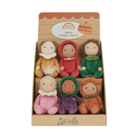 6 pack of collectable vegetable themed plush toys. Posable plush dolls with gentle weighting for imaginative doll play. These limited-edition, collectible, pocket-sized, and loveable friends are ready for any adventure!  