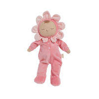 Adorable Dozy Dinkums plush flower doll in Twinkle Fuchsia. Soft and cuddly, perfect for play and snuggling. Made from high-quality, safe materials.