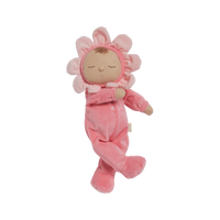 Adorable Dozy Dinkums plush flower doll in Twinkle Fuchsia. Soft and cuddly, perfect for play and snuggling. Made from high-quality, safe materials.
