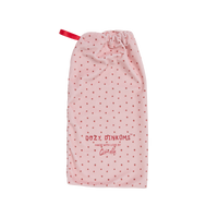 Pink strawberry printed bag for Olli Ella Dozy Dinkum Dolls.