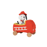 Olli Ella Holdie Dog-Go fire chief dog driver and car with side view