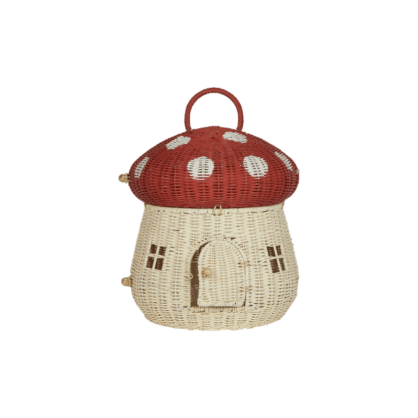 Mushroom Doll House - Red