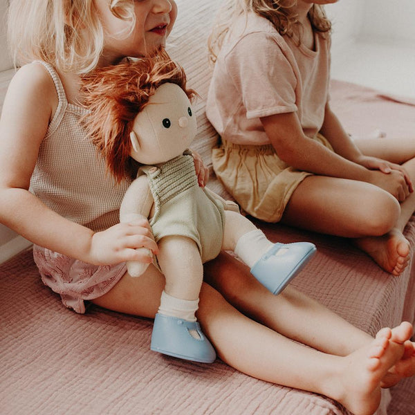 Dinkum Dolls Shoes - Heron Blue