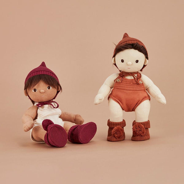 Dinkum Doll Knit Set - Plum
