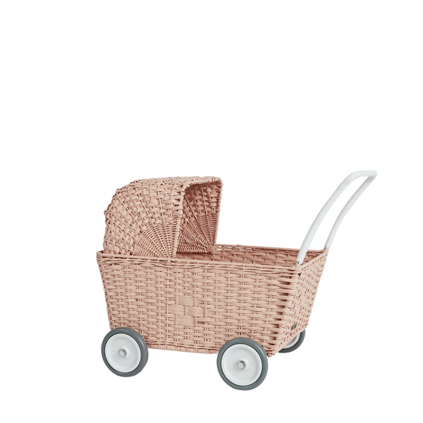 Rattan Strolley - Rose