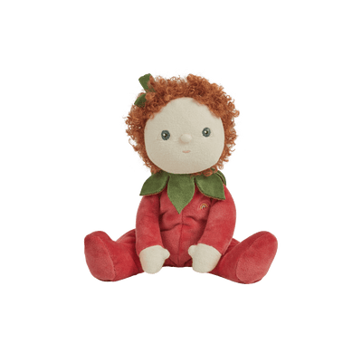 This charming woodland themed poinsettia plush doll from the Dinky Dinkums Forest Friends collection is designed for comfort and cuddles, making it perfect for all ages ones. Collectable, limited edition toddler toy, cozy plush forest friend for bedtime.