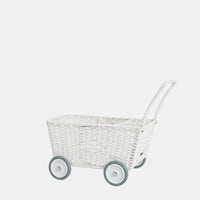 Rattan Strolley - White