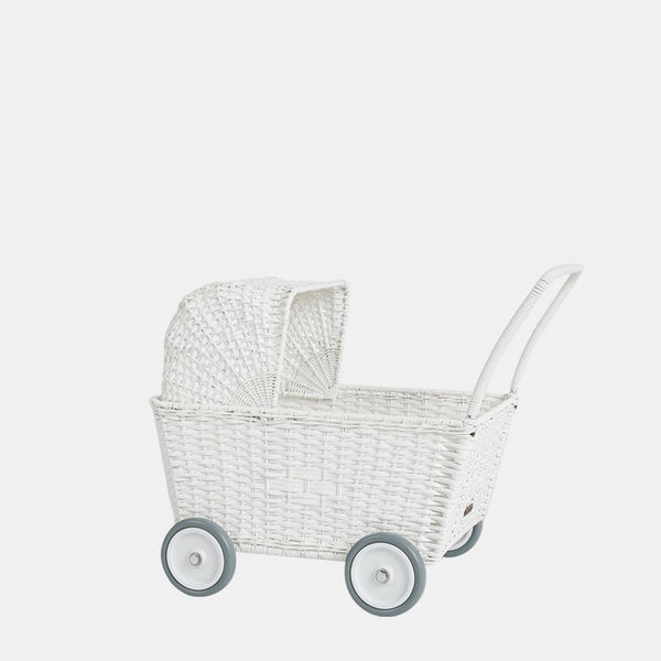 Rattan Strolley - White