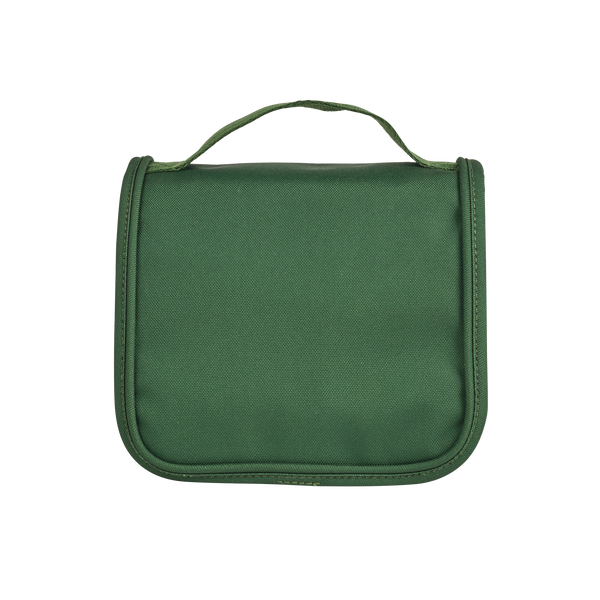 Olli Ella See-ya Wash Bag in Forest Green colour for travel bathroom goodies 