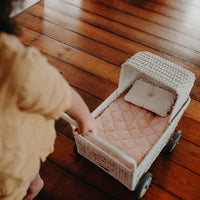 Rattan Strolley - White