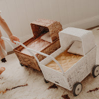 Rattan Strolley - White