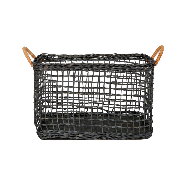 Rattan Cabouche Basket - Ink