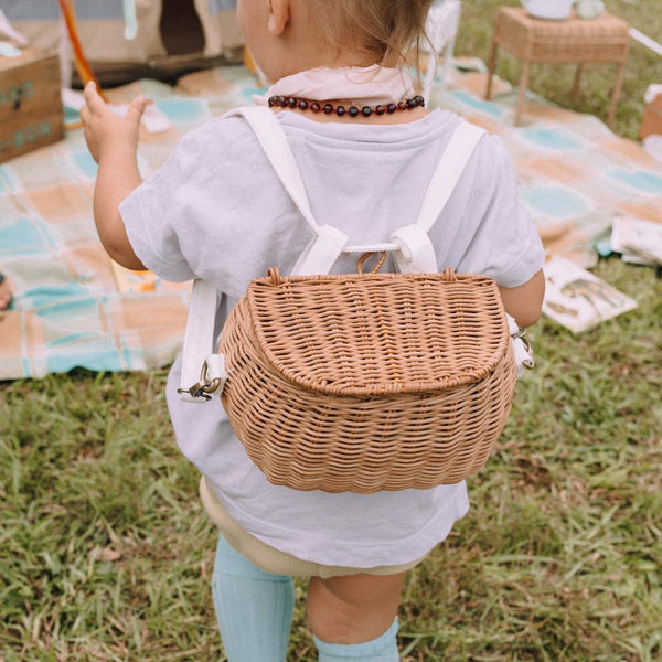 Mini Chari Rattan Bag - Natural