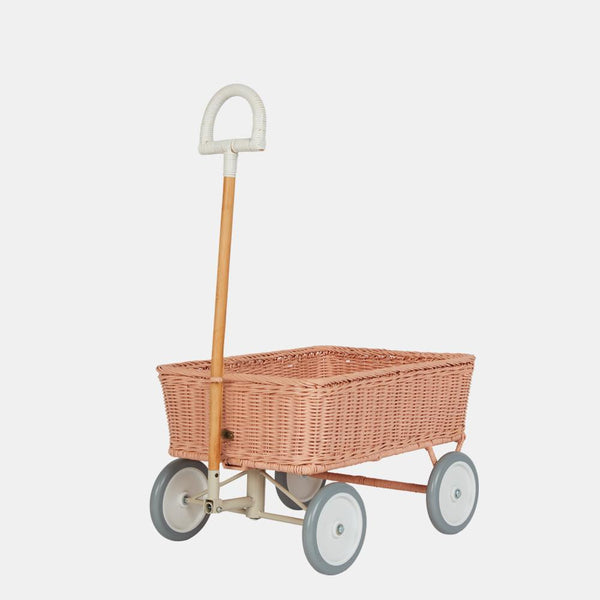 Rattan Wonder Wagon - Rose