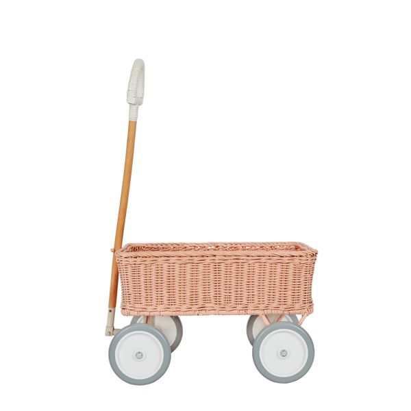 Rattan Wonder Wagon - Rose