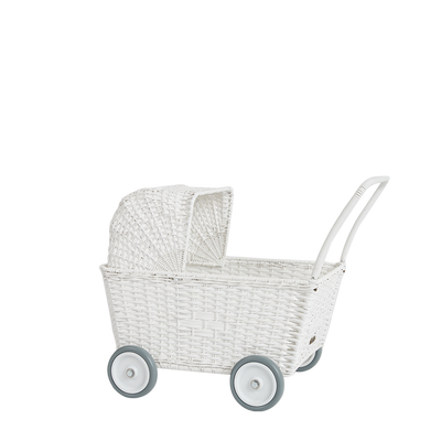 Rattan Strolley - White