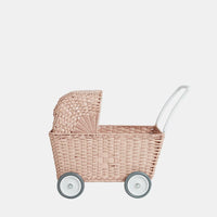 Rattan Strolley - Rose