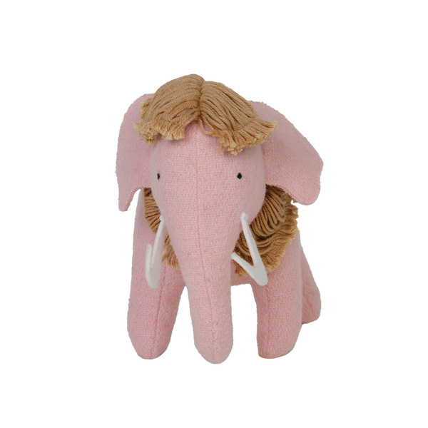 Set of plush felted extinct animal toys for kids. Mammoth, Dodo and Saber Tooth Tiger toys for kids.