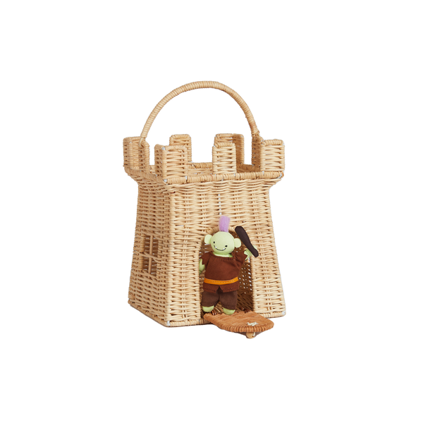 Rattan Castle Bag